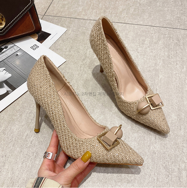 케렌디 7,9cm 버클 스틸레토 펌프스 여성구두 힐 2color 상세 이미지 19
