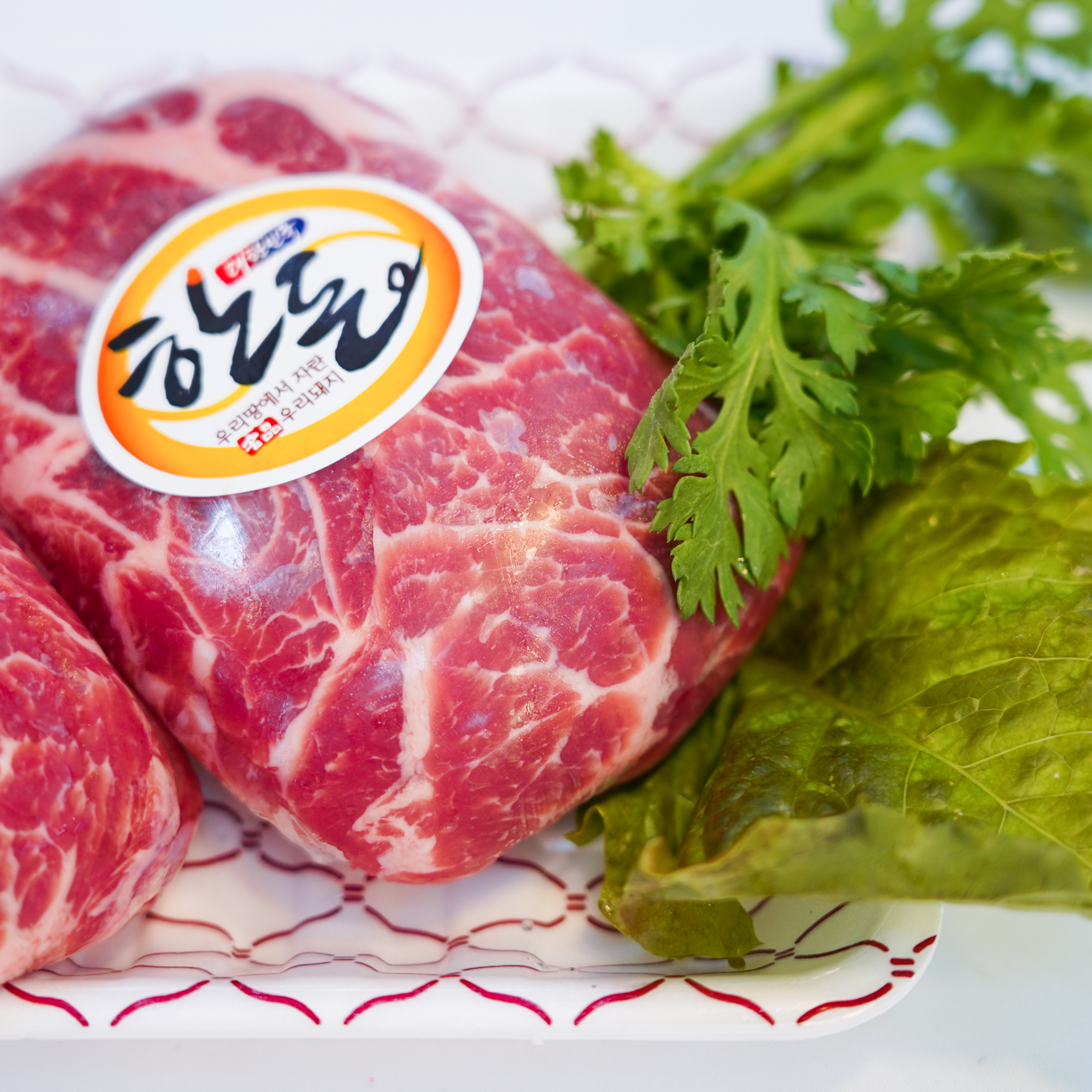[수원시 배달] 통통한 한돈목살 수육용 600g [정자 퀸미트정육점] : 동네시장 장보기