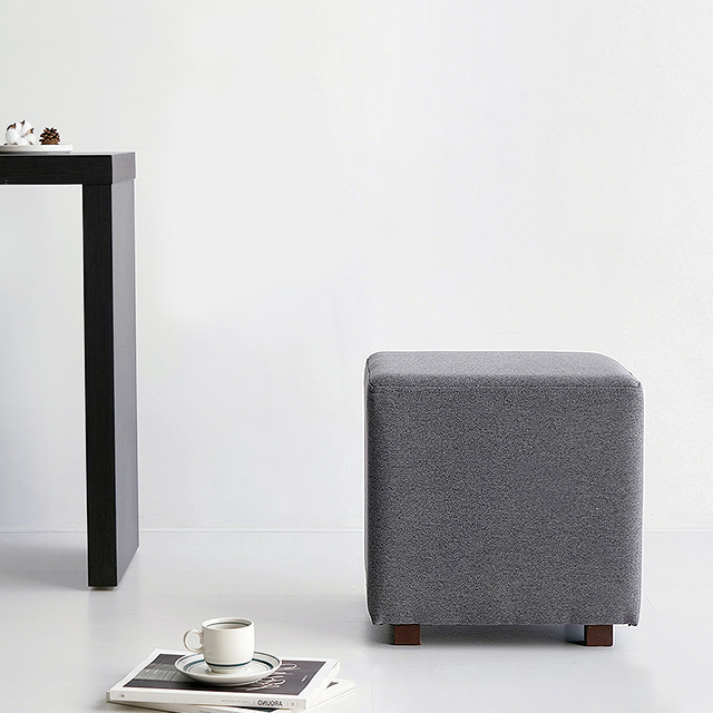 GAKHO 사각스툴 그레이 6945.8472