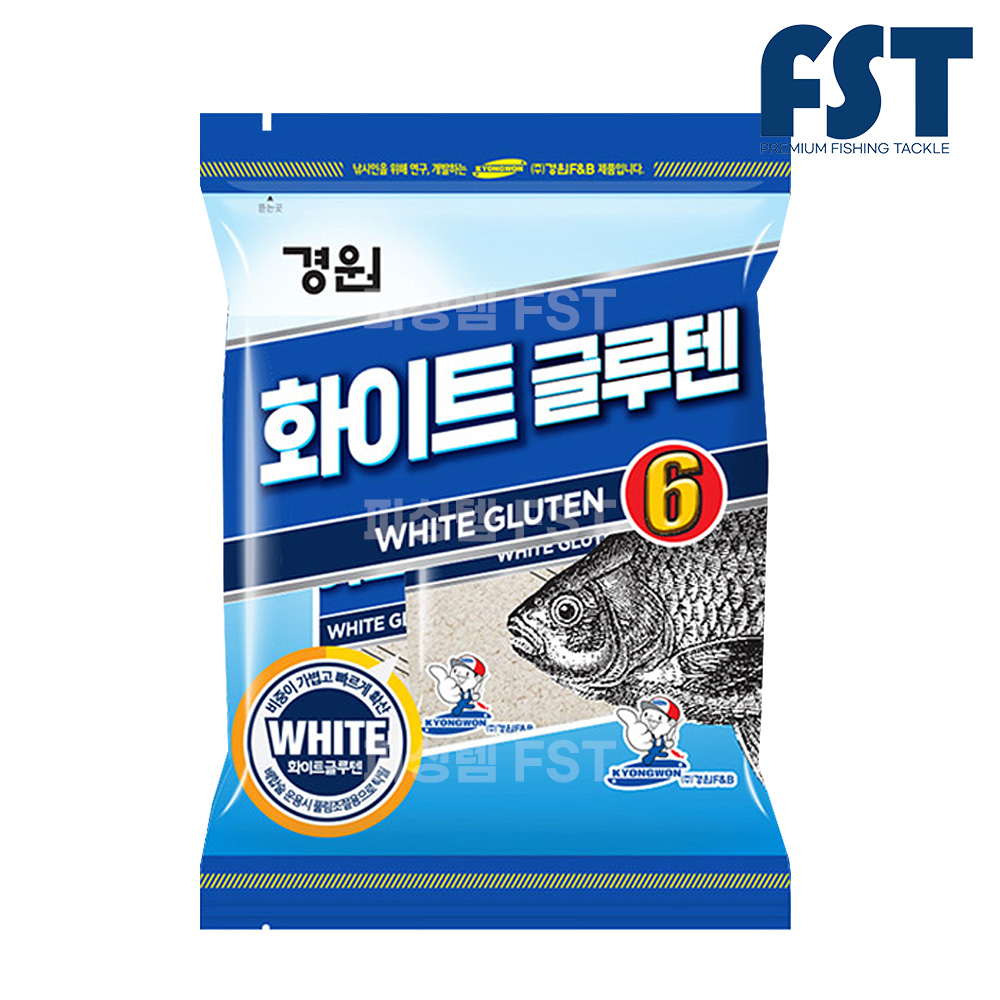 경원 화이트 글루텐 6 민물 붕어 떡밥 향어 아쿠아 새우 찐버거 포테이토 밀키 딸기 - 상품 이미지