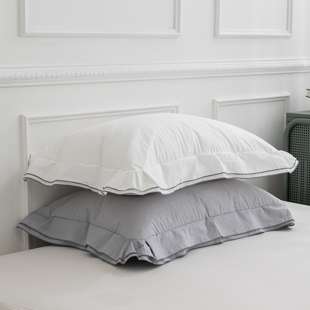 호텔이불 먼지없는 사계절 60수 고밀도 Q 차렵이불 신혼침구 이중프릴 포인트