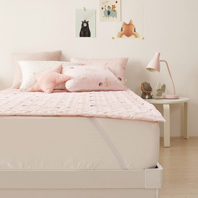 세사온라인 키즈 알러지케어 침대 방수패드 리틀레빗, SS(슈퍼싱글)