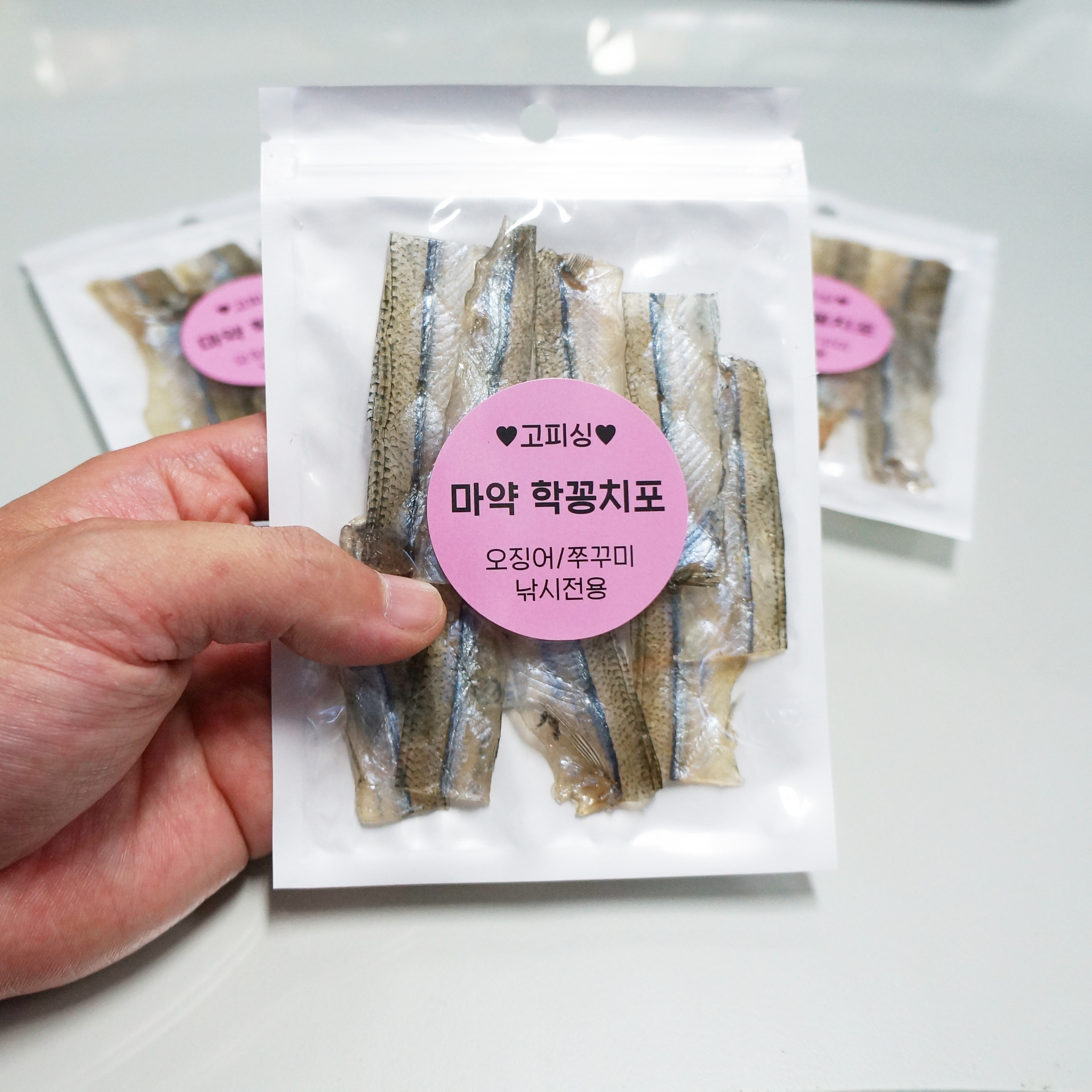 고피싱 학꽁치포 미끼 생미끼 꽁치포 한치 갑오징어 낚시 - 메인 이미지
