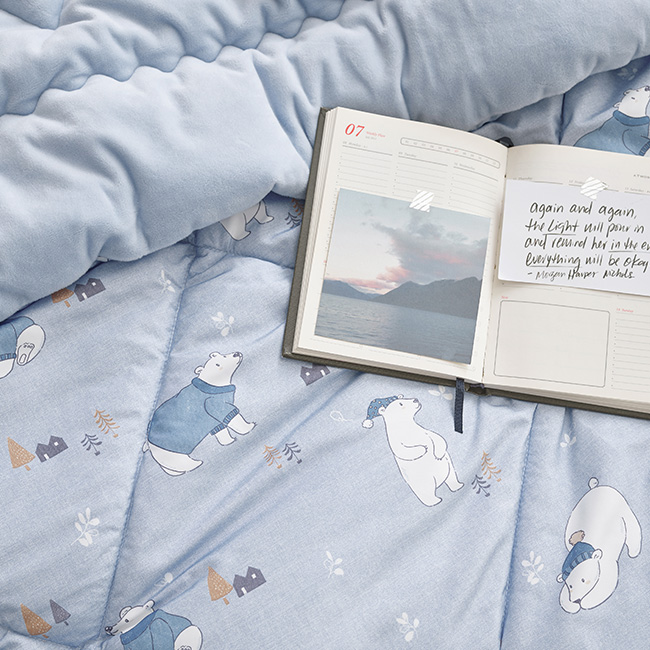 세사온라인 베니베어 키즈 웰포그니 극세사 차렵베개세트 SS