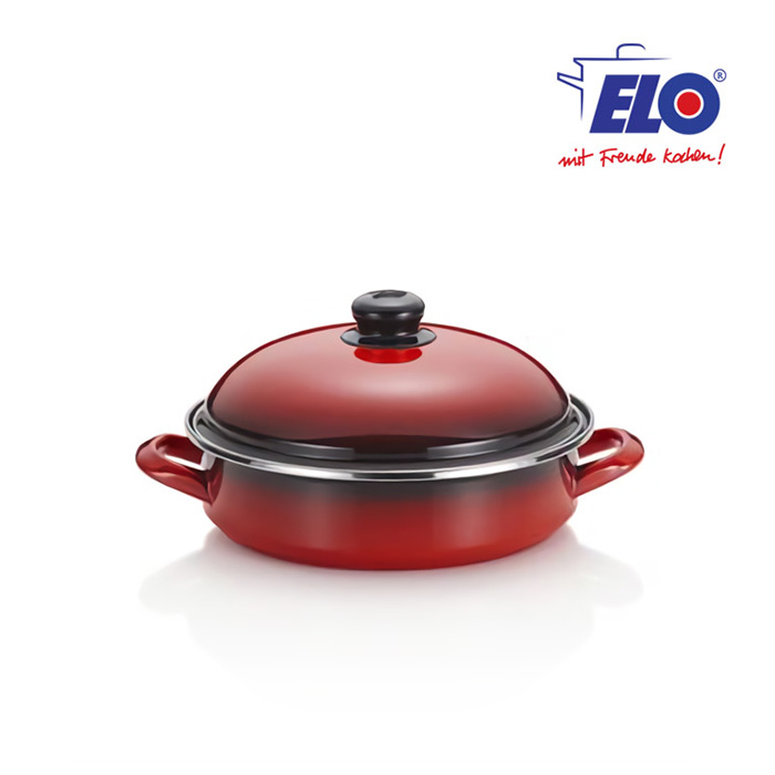 ELO 빨강법랑 전골 24cm / 인덕션 냄비 / 법랑 - 상품 이미지