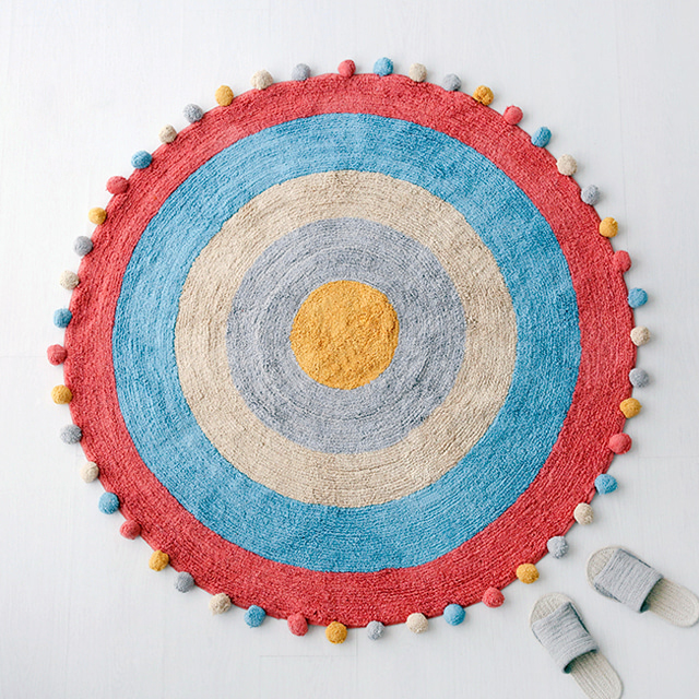 GUANYO 원형러그 D120 9022.7409, 126x3cm