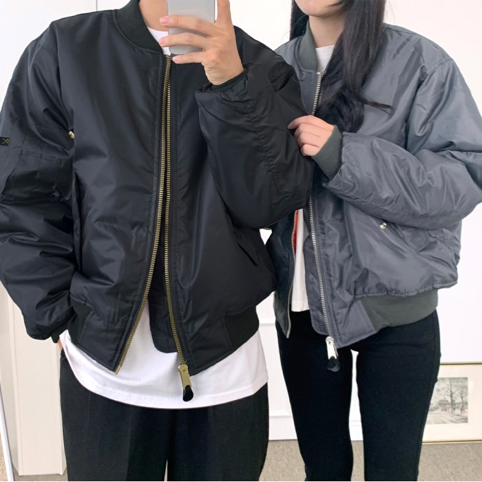 로스코 MA-1 오버핏 항공점퍼 블루종 빅사이즈 MA1 마원 봄버자켓