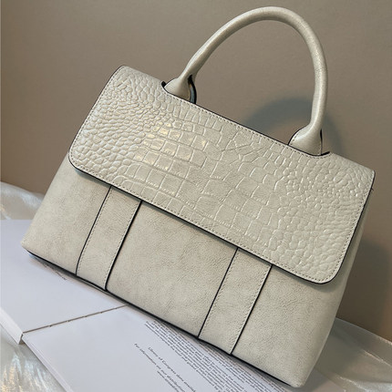 리얼 소가죽 투웨이 토트백 수입 고급 백화점퀄리티 핸드백 2color