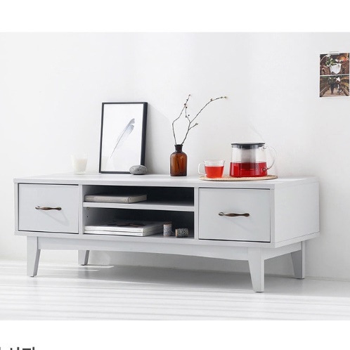 빈티지 안방 tv장 원룸 티비다이 키높은 고급 슬림 엔틱 키큰 거실장 폭좁은 티브다이