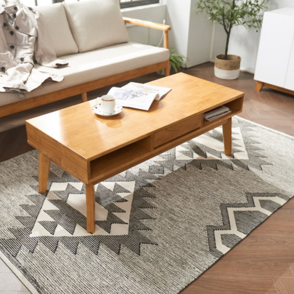 높은 쇼파 테이블 엔틱 서랍 수납 기능성 거실 테이블 인테리어