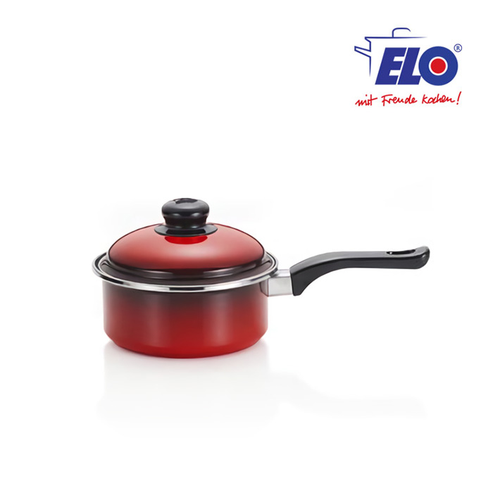 ELO 빨강법랑 편수 14cm / 인덕션 냄비 / 법랑 - 상품 이미지