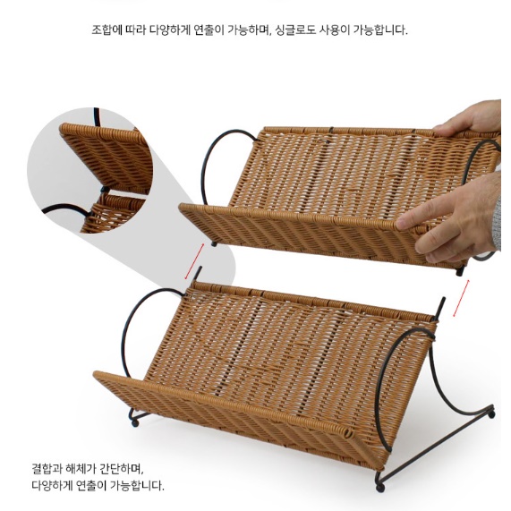빵진열대 베이커리 빵 진열장 슈퍼 과자 진열대 편의점 매대 - 상세 이미지 5