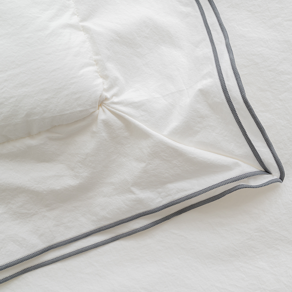 호텔이불 먼지없는 사계절 60수 고밀도 Q 차렵이불 신혼침구 이중프릴 포인트