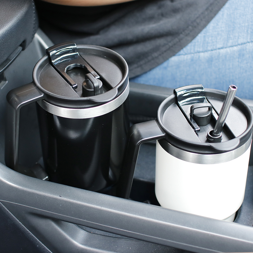 네오 핸들 스텐 텀블러 빨대포함 600ml - 상세 이미지 4