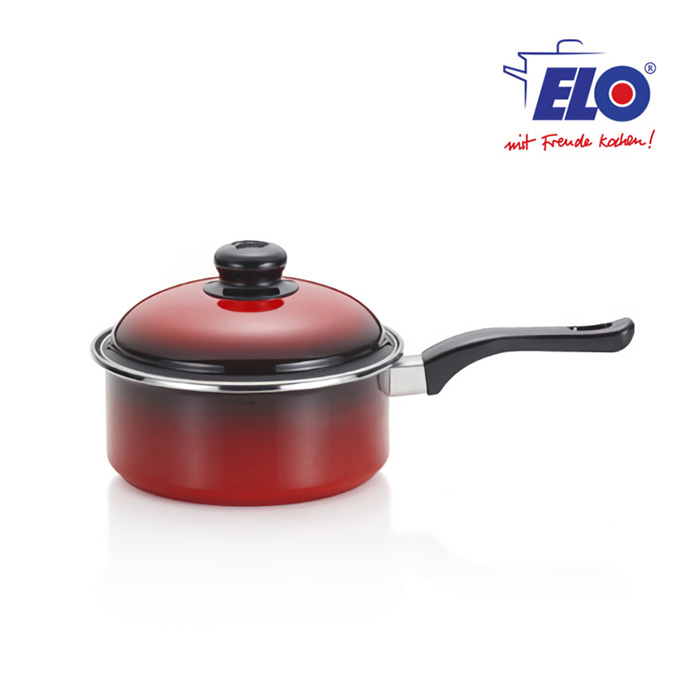ELO 빨강법랑 편수 18cm / 인덕션 냄비 / 법랑 - 상품 이미지