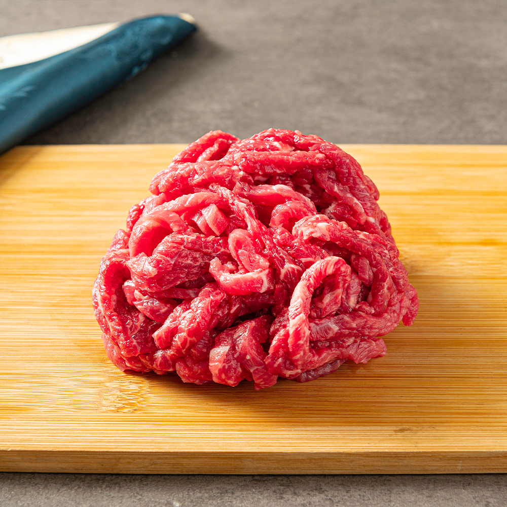 [평점 4.95] 마장동 투뿔 화려한우 육회 육사시미 뭉티기 당일작업