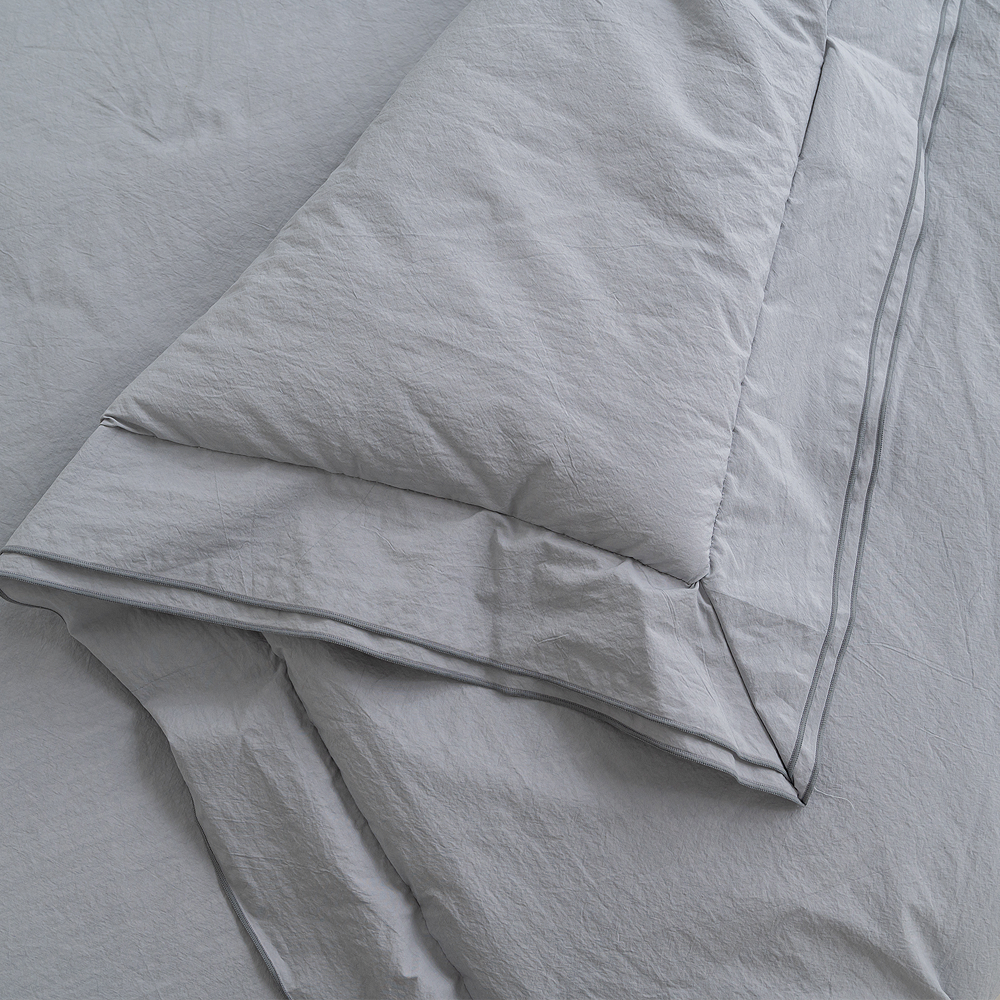 호텔이불 먼지없는 사계절 60수 고밀도 Q 차렵이불 신혼침구 이중프릴 포인트