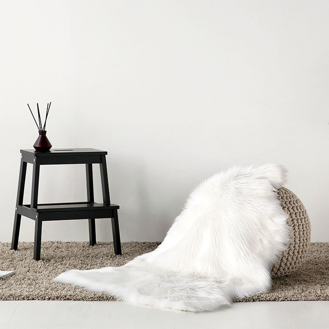 ISB0003 SHEEPY 장모러그 115 화이트 7632.6323, 115x75cm 이미지 6