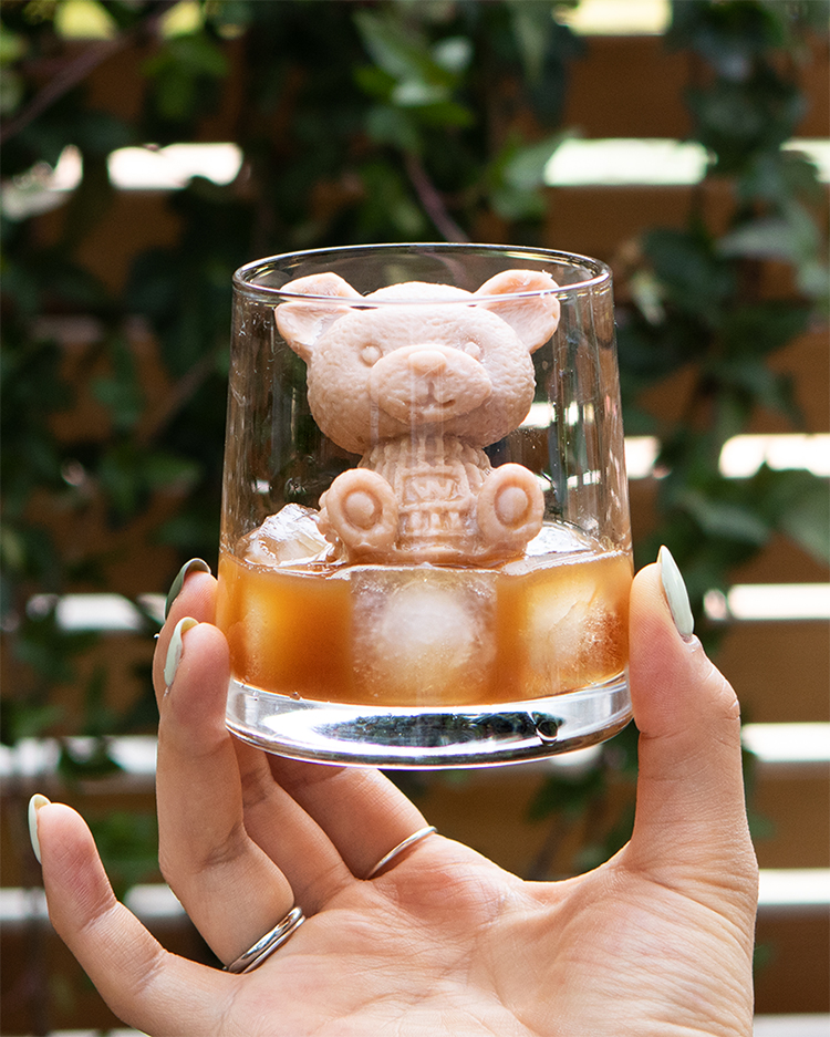 말랑말랑 실리콘 동물 얼음틀 캔들 몰드 곰돌이 S