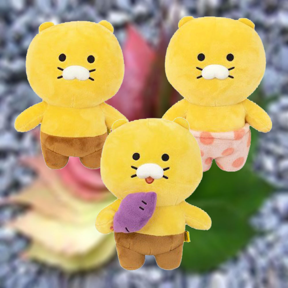 춘식이 인형 카카오프렌즈 핑크땡땡이 수면바지 고구마 베이직 귀여운 선물용 애착 캐릭터 - 상품 이미지