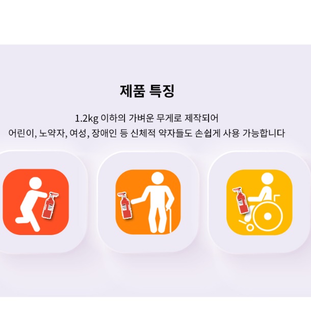캠핑 휴대용 소화기 초소형 초미니 업소용 소화기 식당 카페 소화기