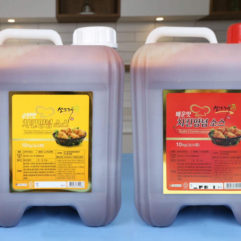 참마시푸드 쏘드레 치킨양념소스 10KG 순한맛 매운맛 - 메인 이미지