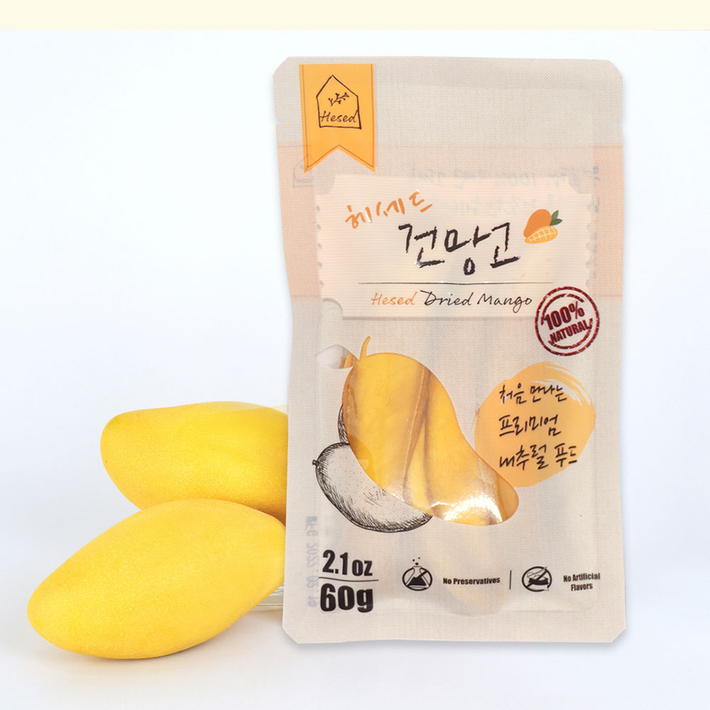 건망고 무설탕 말린 건조 망고 말랭이 주전부리 60g 3개 코스트코