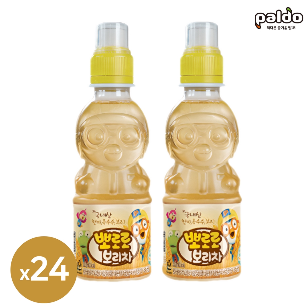 뽀로로음료수 어린이음료 밀크 딸기 사과 샤인 보리차 블루베리 235ml 24입 세트4개씩 이미지 6
