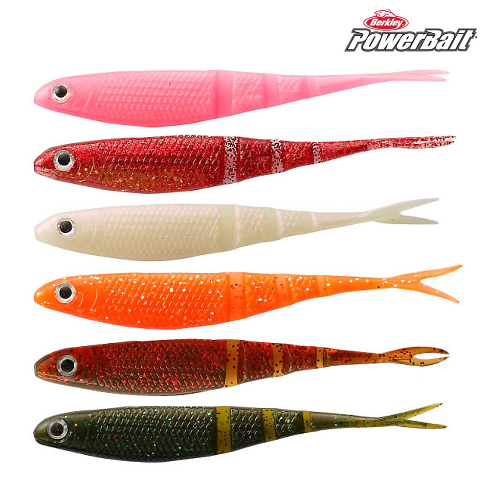 버클리 광어 웜 광어다운샷웜 파워 저크쉐드 웨이브쉐드 슬림 12.7cm (5인치) - 상품 이미지