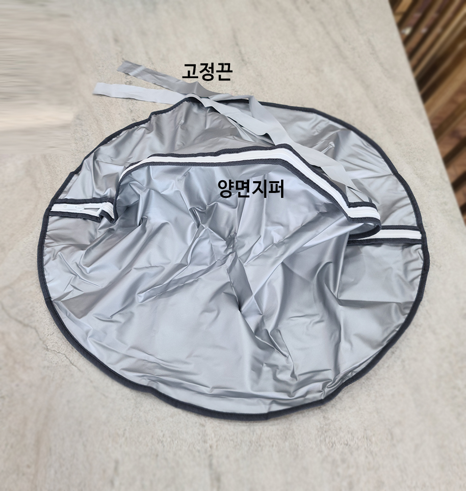 선풍기 열풍기 커버 방수원단 벽걸이형 스탠드형 모터포함 헤드전체 - 상세 이미지 3