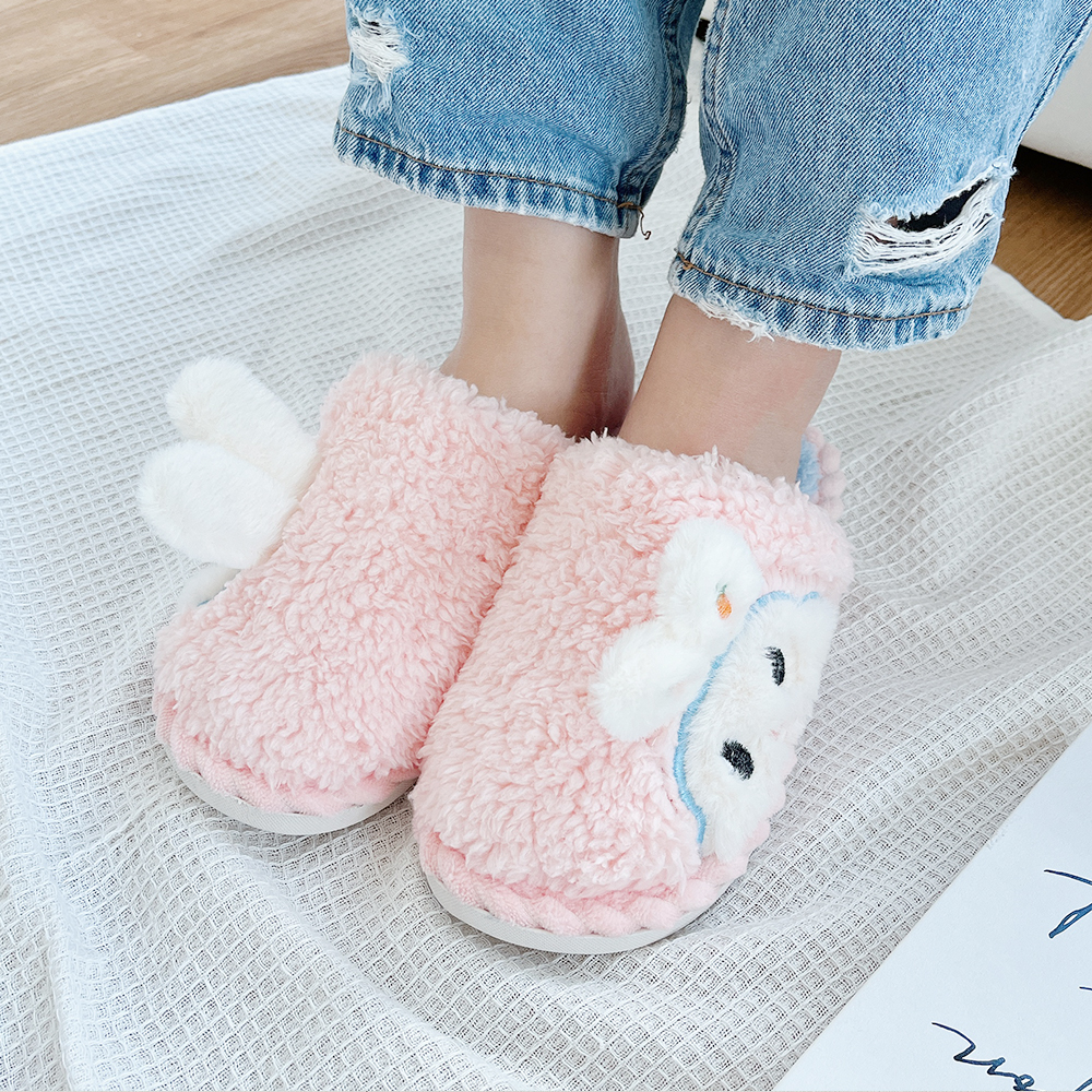 마롤로뜨 털 실내화 애니멀 거실화 층간소음 슬리퍼 사무실 실내 겨울 털신 - 상세 이미지 3