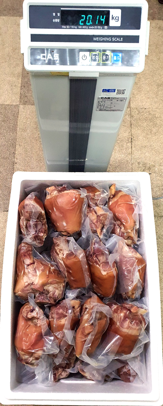 업소용 슈바인학센 1박스 20kg 독일식 통족발,도매 샵인샵 제품 대용량 - 상품 이미지