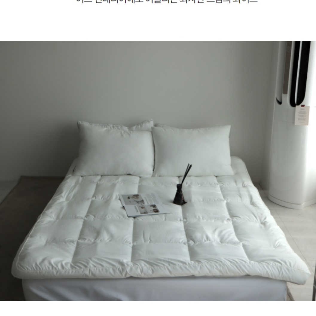 바닥에 까는이불 두꺼운 요매트 손님용 두툼한 요