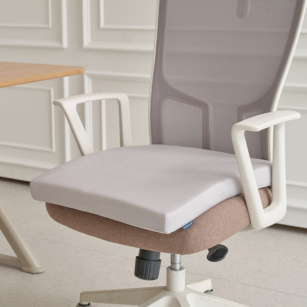 라텍스 방석 사무실 의자방석 수험생 키높이 두꺼운 쿠션 단품 3cm M 에어매쉬 제품 이미지