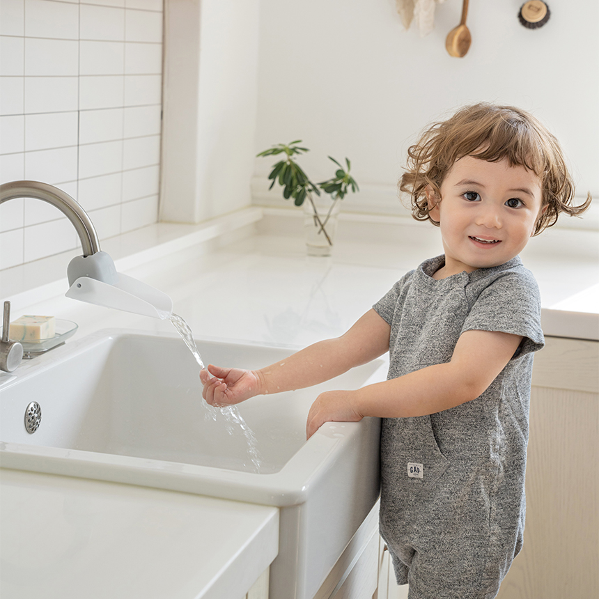 더마더 아기수도꼭지 유아 안전수도꼭지 연장탭 아기세면대