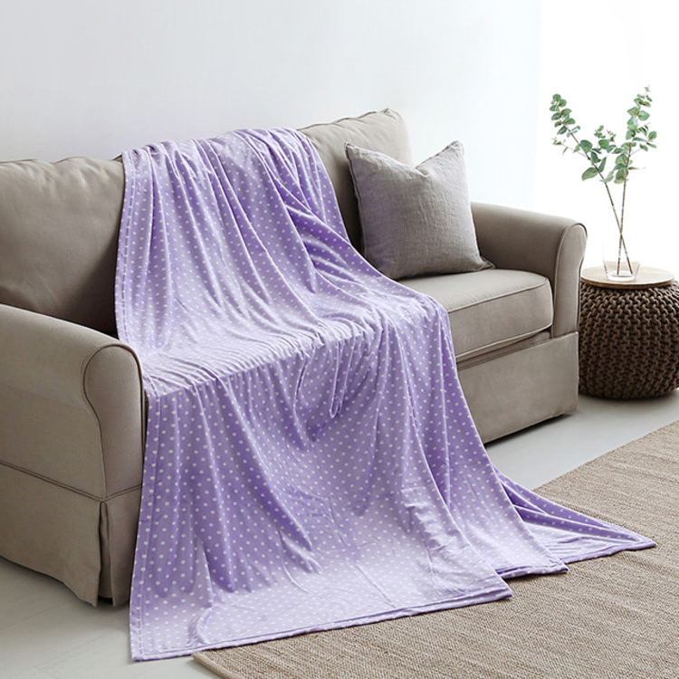 DOT EF VEL 담요 230x250 라벤더 6371.4622, 250x230cm 이미지 8