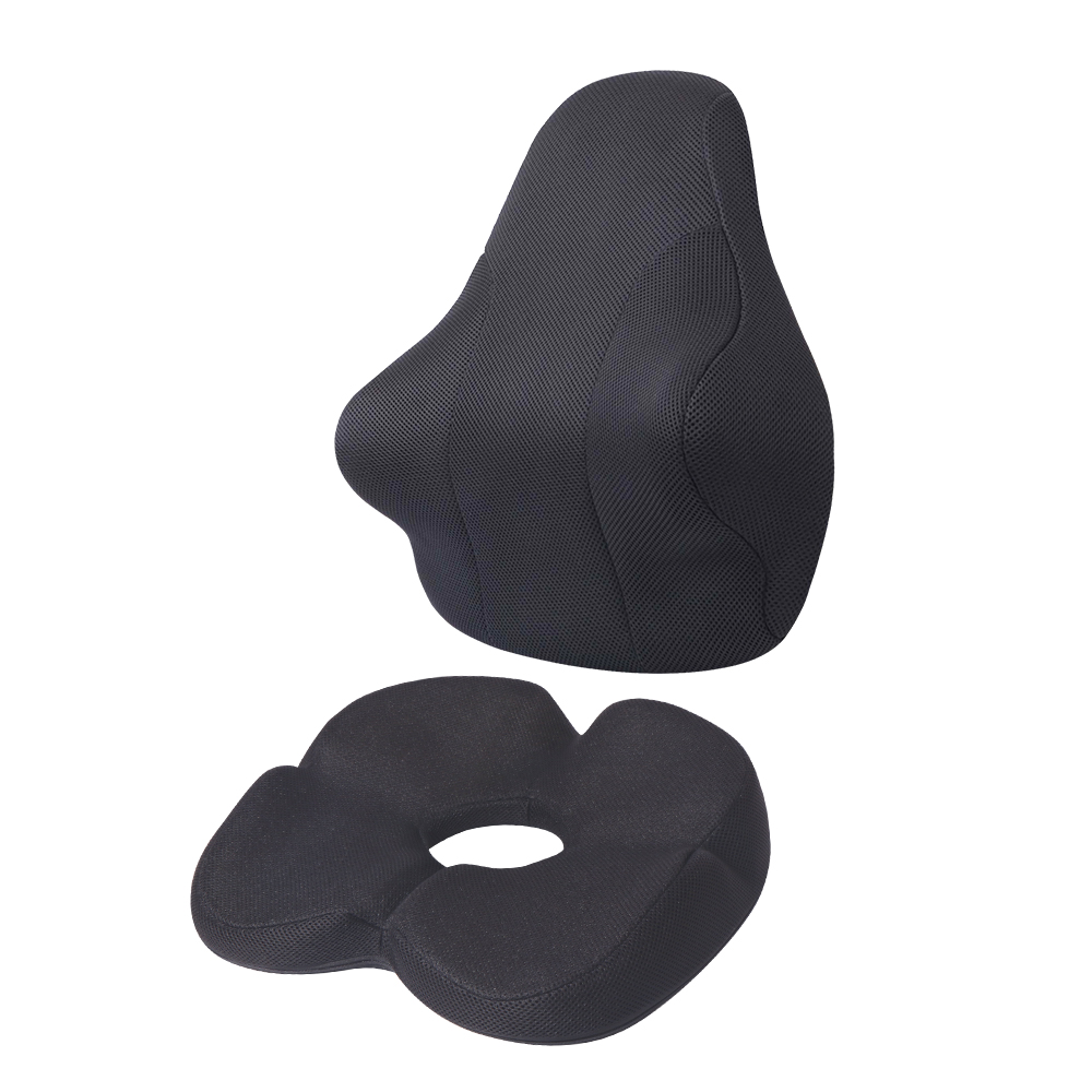 베네폼 허리소프트 힙업 기능성 사무실 의자 자세교정 방석 쿠션세트