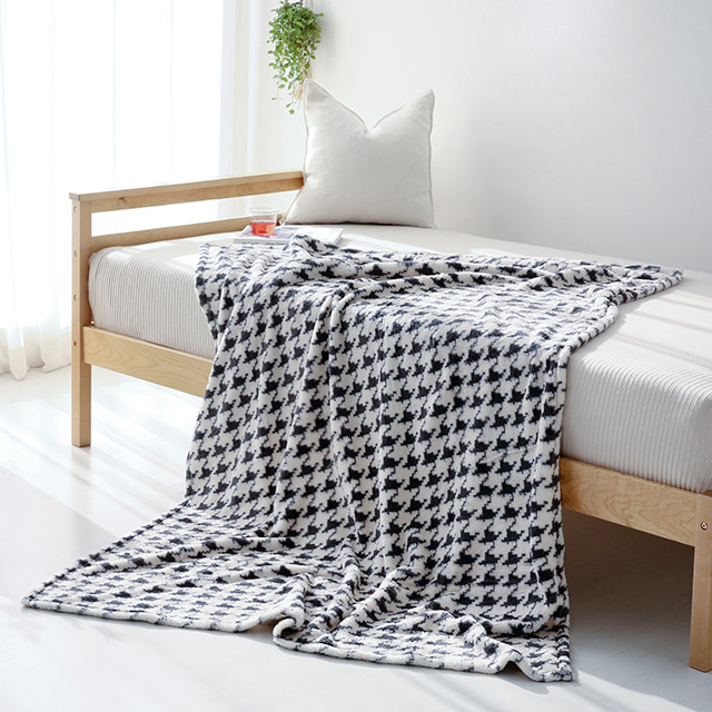 JIOMY 담요 130x180 그레이패턴 5722.4158, 180x130cm - 상세 이미지 5