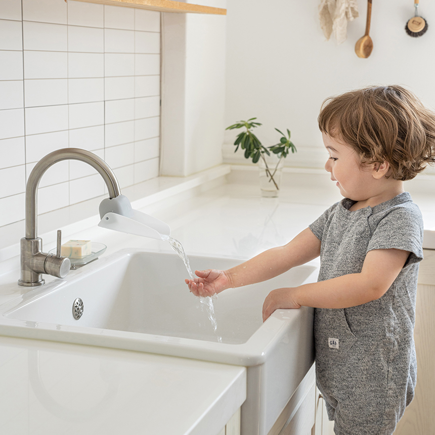 더마더 아기수도꼭지 유아 안전수도꼭지 연장탭 아기세면대