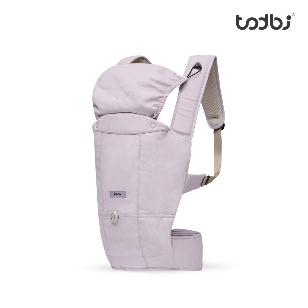 [토드비] 롤롤 다이얼 베이비 캐리어 아기띠  블루 스트라이프