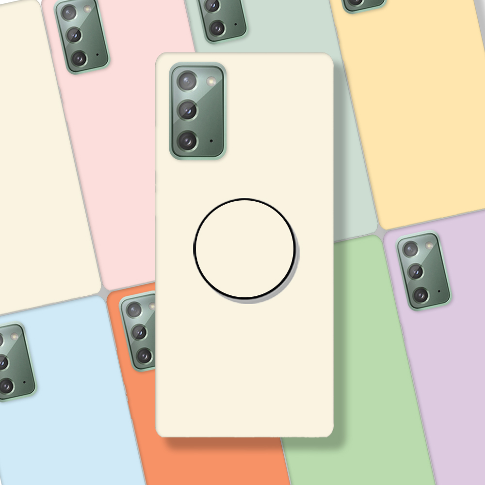 갤럭시 노트20 케이스 그립 톡홀더 스마트톡 젤리 파스텔 N981