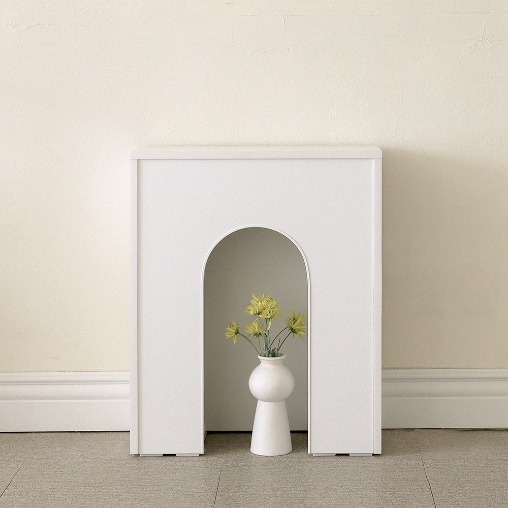 어반 LED 벽난로 콘솔 장식장 600