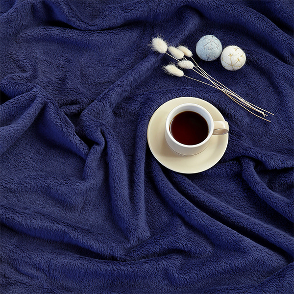 BEDDING 털담요 블루 6700.1360, 1500mmx2000mm - 상세 이미지 3