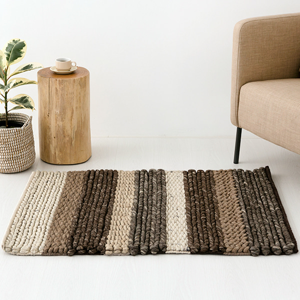 CASCO 핸드메이드러그 80X115 스트라이프 2511.7619, 115x80cm