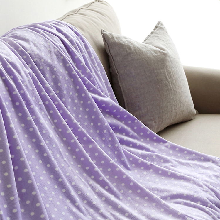 DOT EF VEL 담요 230x250 라벤더 6371.4622, 250x230cm 이미지 6