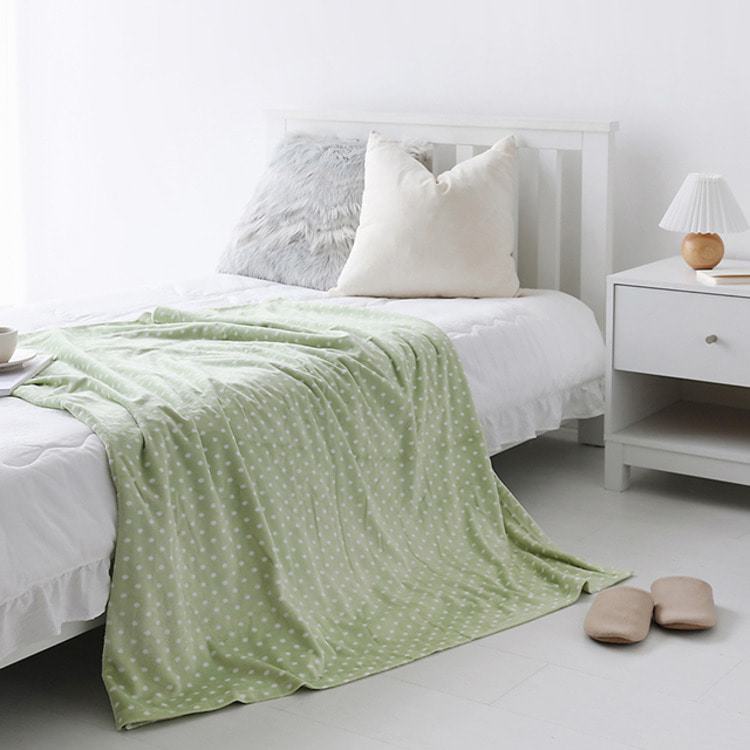 DOT EF VEL 담요 230x250 민트 3420.7388, 250x230cm - 상세 이미지 5