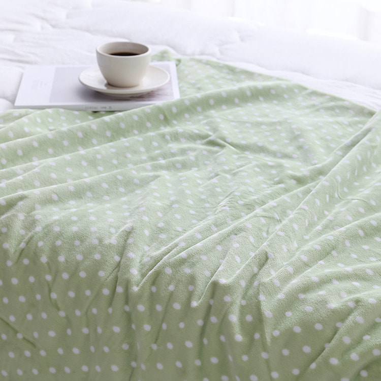 DOT EF VEL 담요 230x250 민트 3420.7388, 250x230cm - 상세 이미지 3