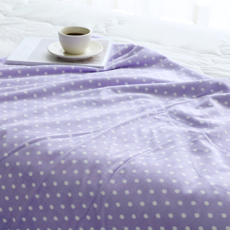 DOT EF VEL 담요 230x250 라벤더 6371.4622, 250x230cm 이미지 7