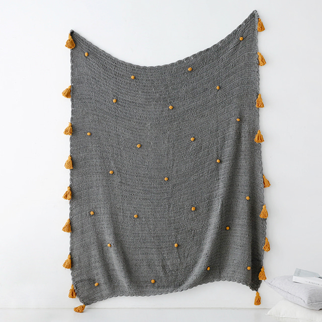 TESOLA 담요 130x170 그레이 6291.4130, 130x170cm - 메인 이미지