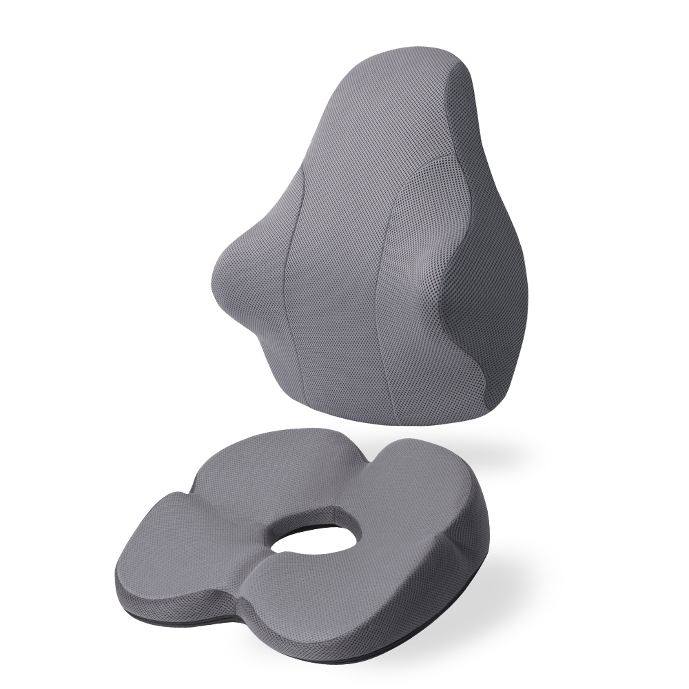 베네폼 허리소프트 힙업 기능성 사무실 의자 자세교정 방석 쿠션세트